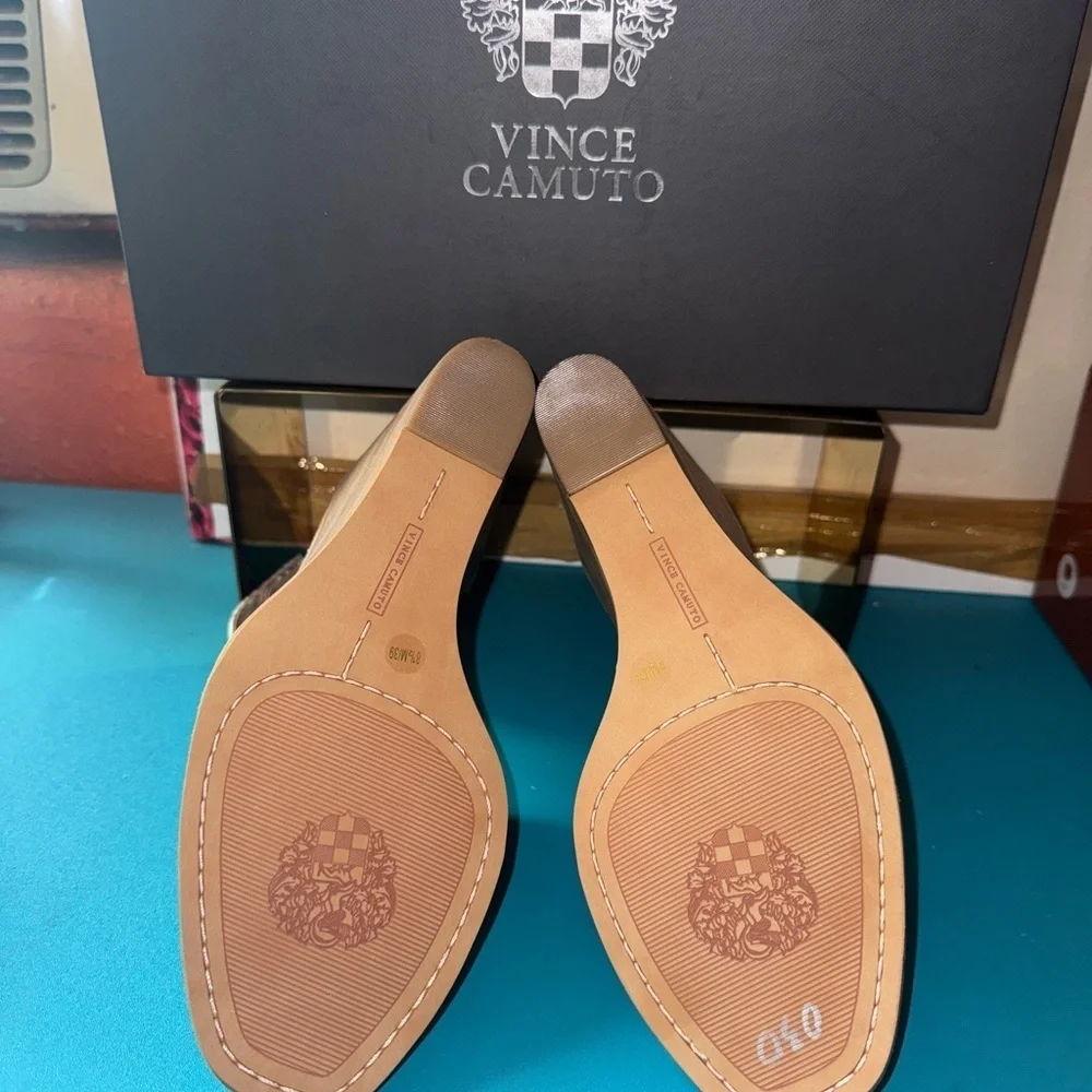 Vince Camuto Deedriana Snake Print Wedge Sandal